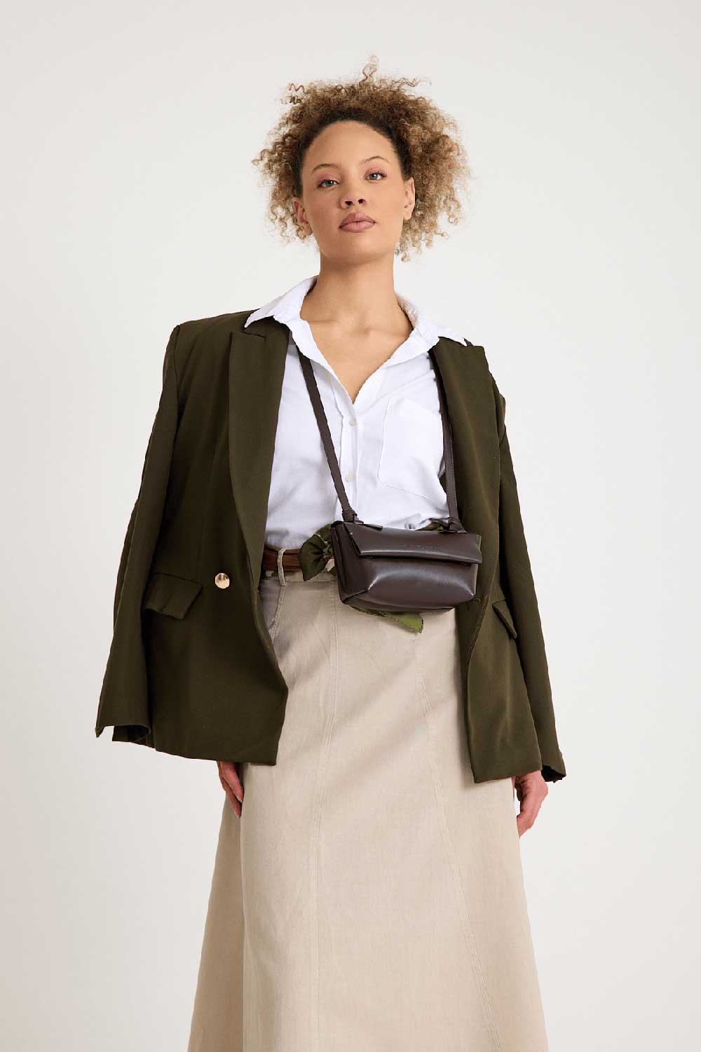 Bagh Collection-Apple Crossbody Bagh Brown-Omuz Çantası-5-Milagron.com