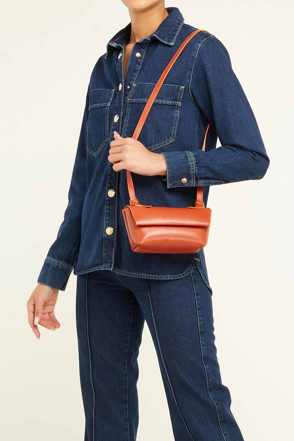 Bagh Collection-Apple Crossbody Bagh Orange-Omuz Çantası-4-Milagron.com