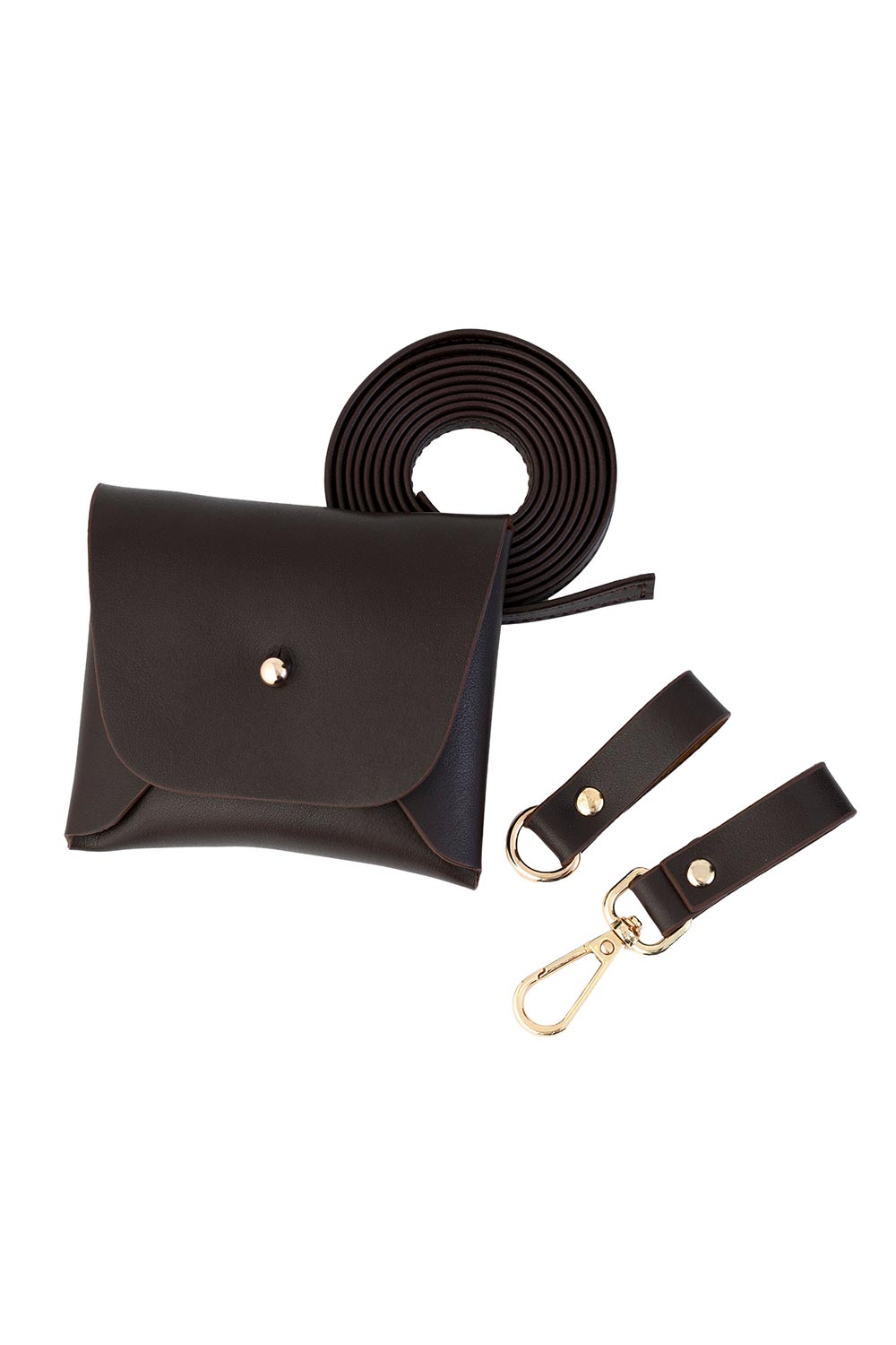 Bagh Collection-Mini Belt Brown-Bel Çantası-1-Milagron.com