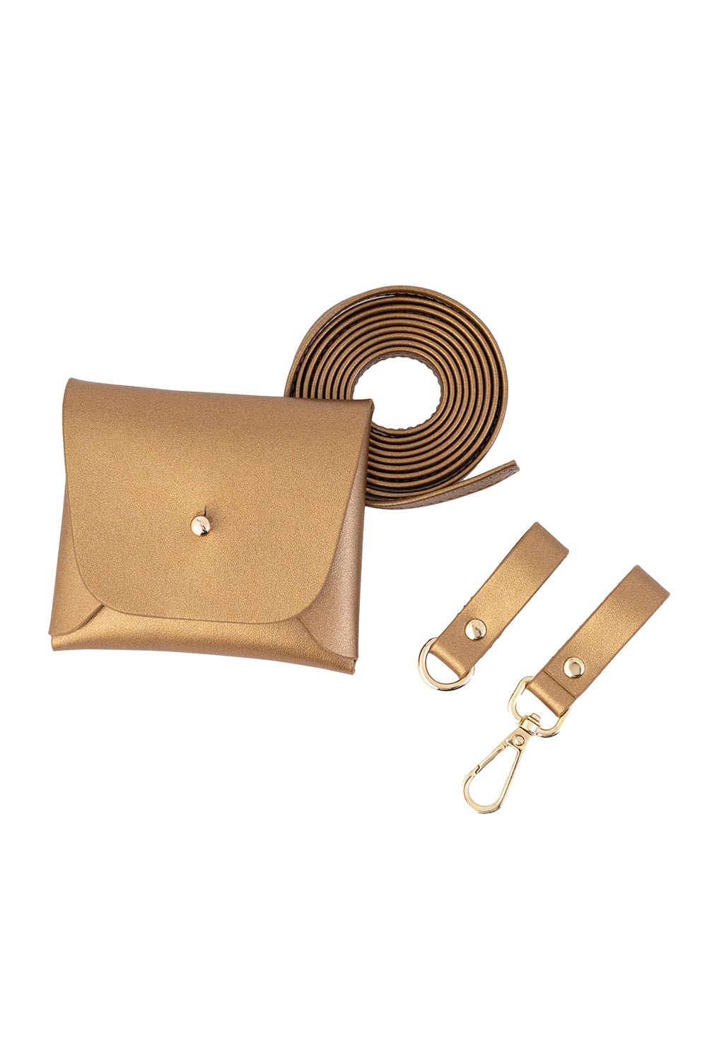 Bagh Collection-Mini Belt Glitter Gold-Bel Çantası-1-Milagron.com