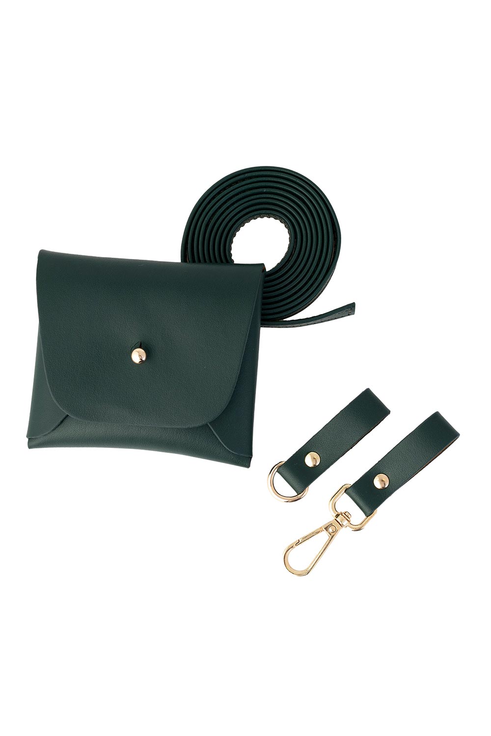 Bagh Collection-Mini Belt Green-Bel Çantası-1-Milagron.com