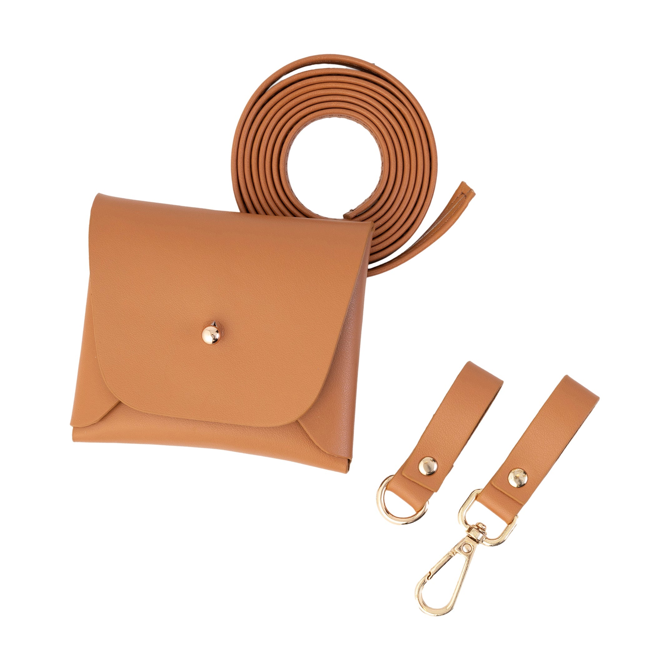 Bagh Collection-Mini Belt Tan-Bel Çantası-1-Milagron.com