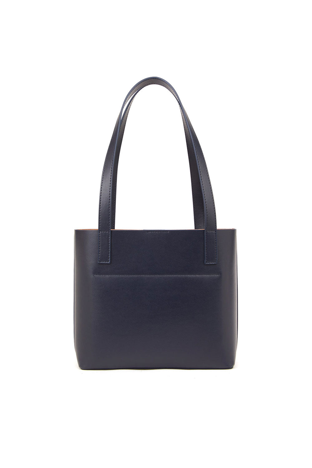 Bagh Collection-Mini Tote Bag In Dark Blue-Omuz Çantası-2-Milagron.com