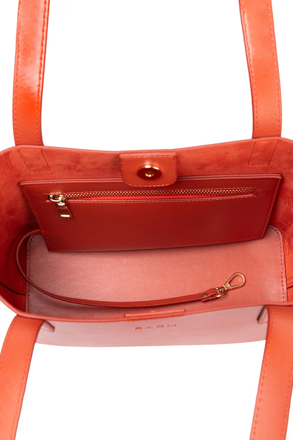 Bagh Collection-Mini Tote Bag In Orange-Omuz Çantası-4-Milagron.com