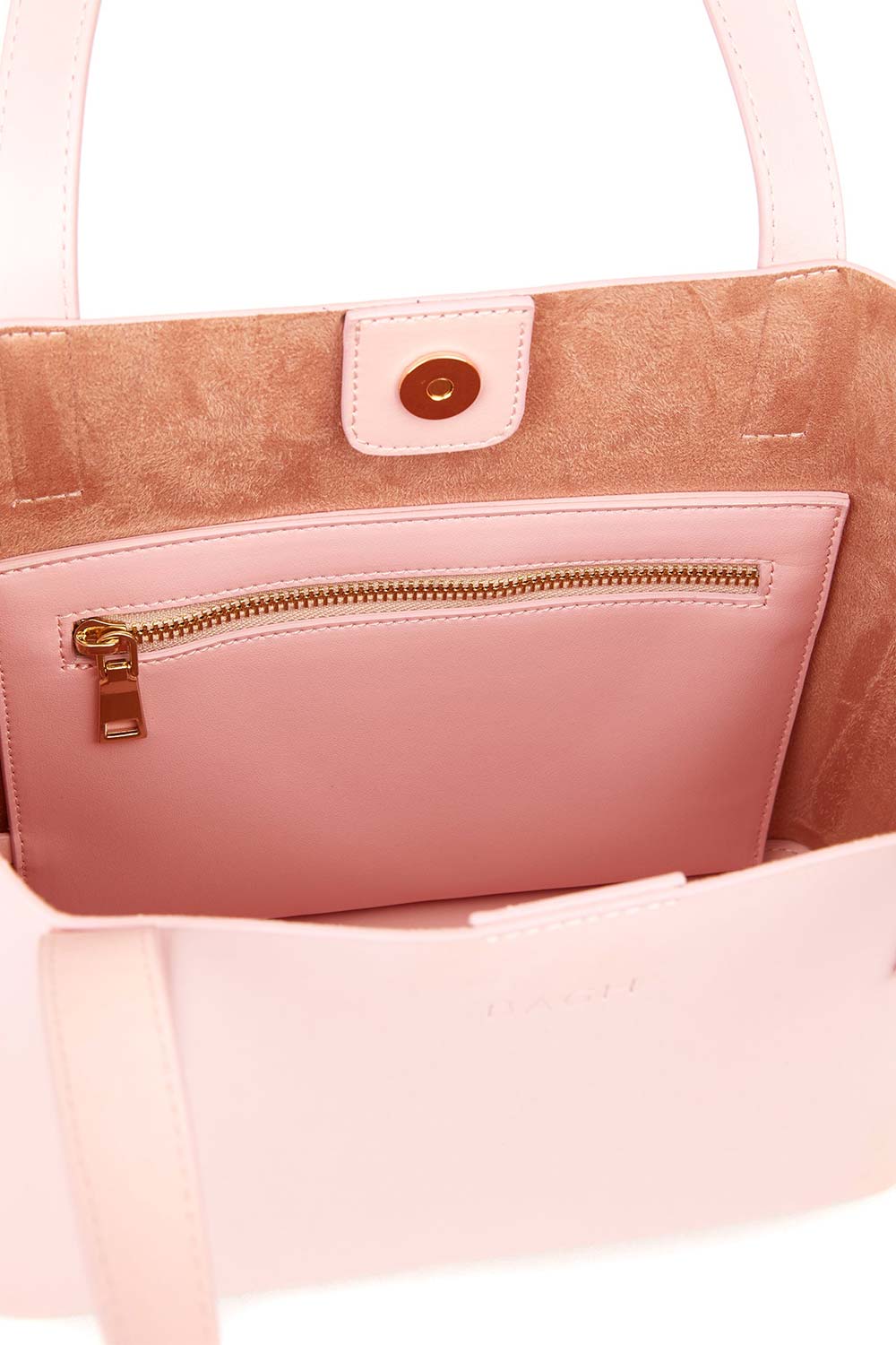 Bagh Collection-Mini Tote Bag In Pink-Omuz Çantası-4-Milagron.com