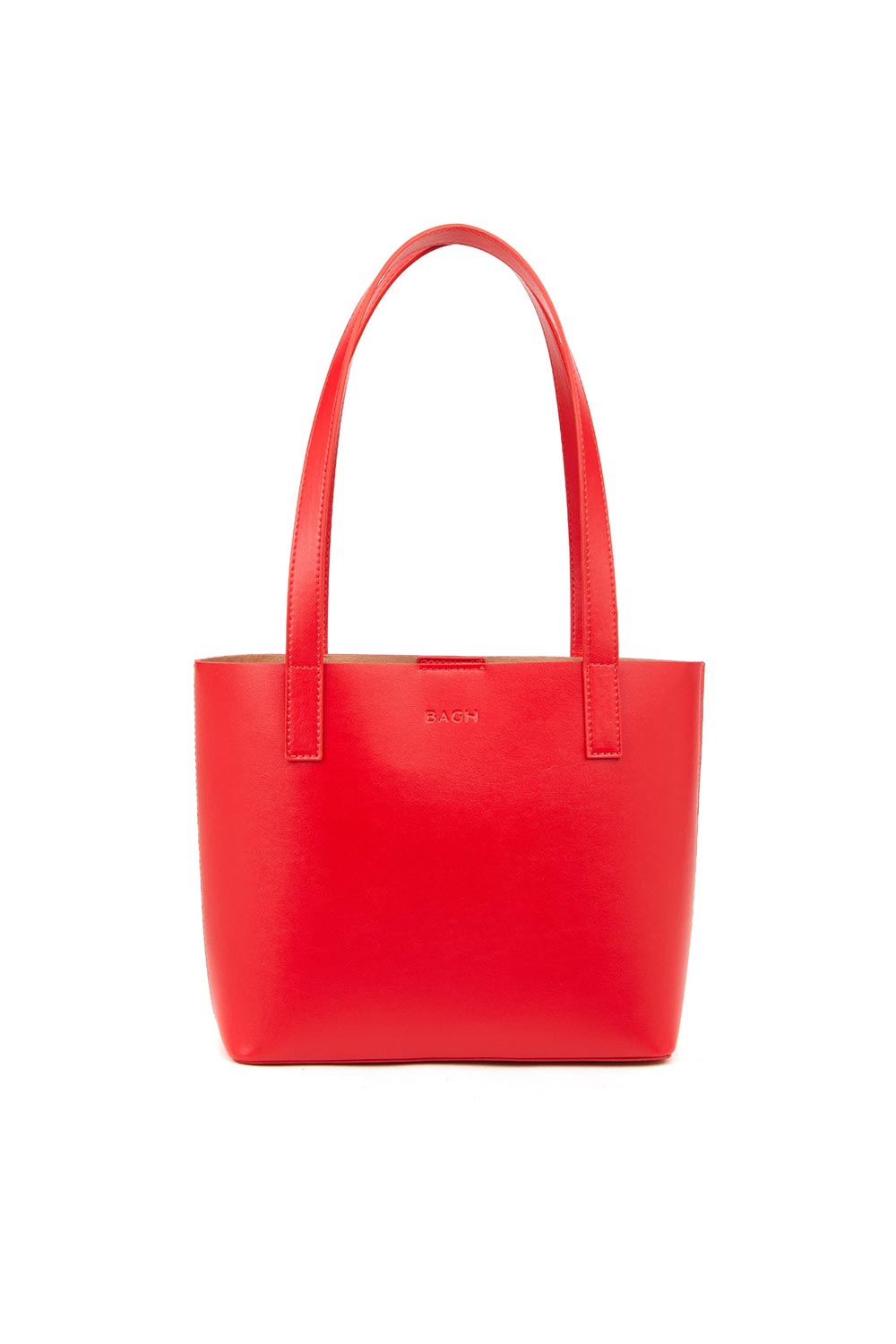 Bagh Collection-Mini Tote Bag In Red-Omuz Çantası-1-Milagron.com