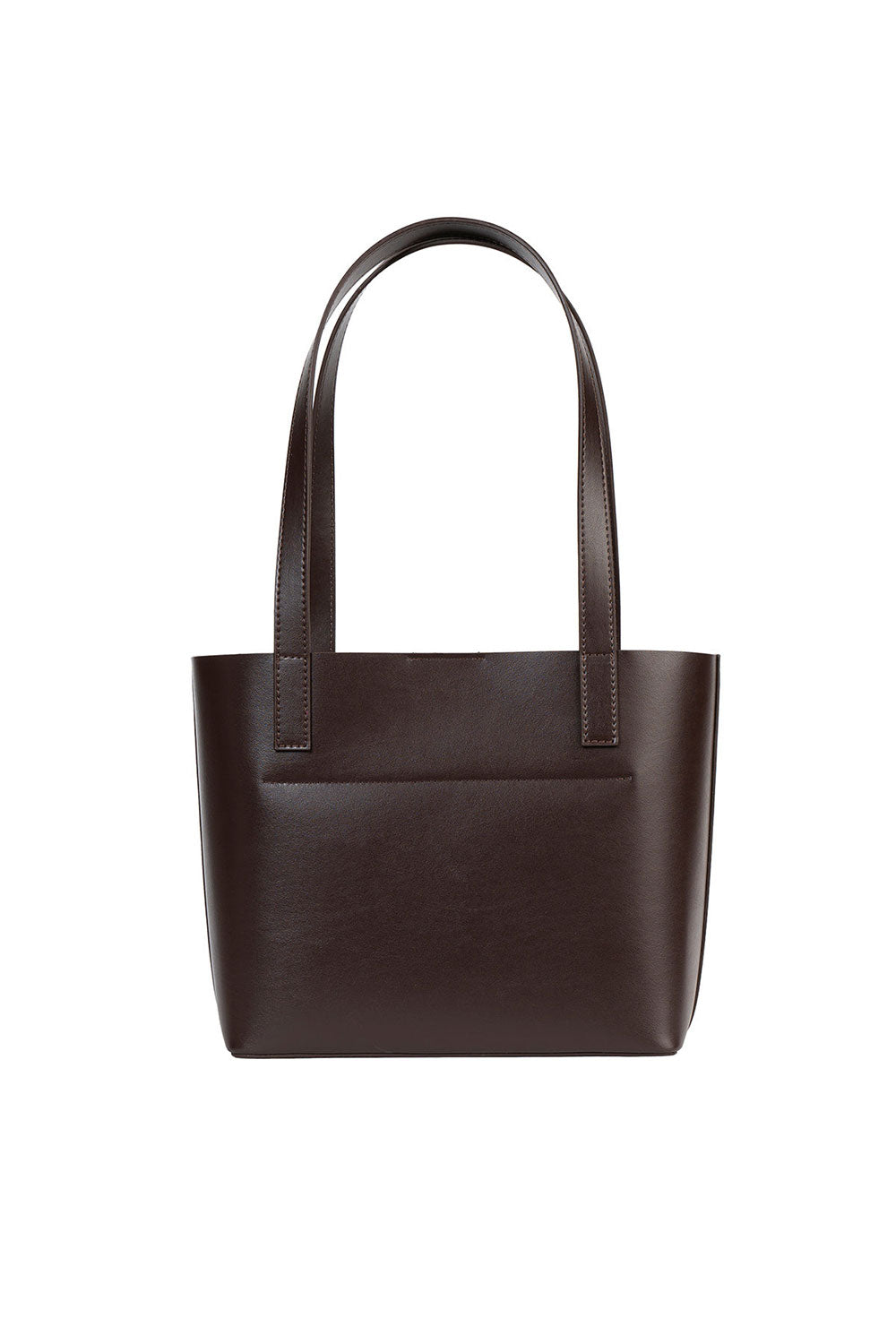 Bagh Collection-Mini Tote In Brown-Omuz Çantası-3-Milagron.com