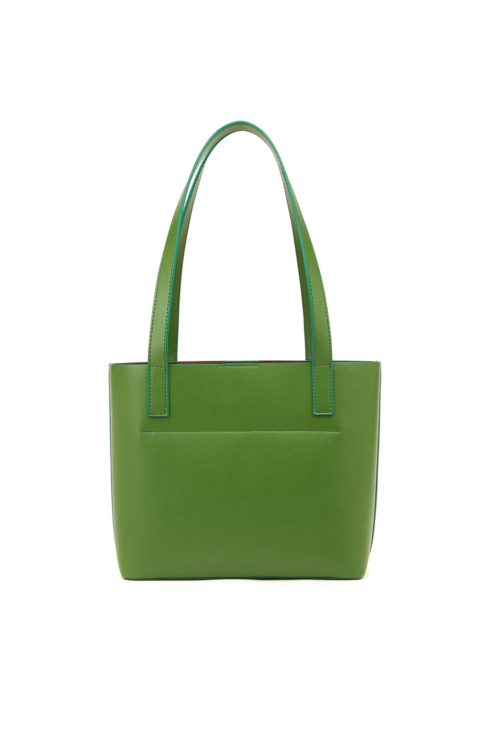 Bagh Collection-Mini Tote In Grass Green-Omuz Çantası-2-Milagron.com