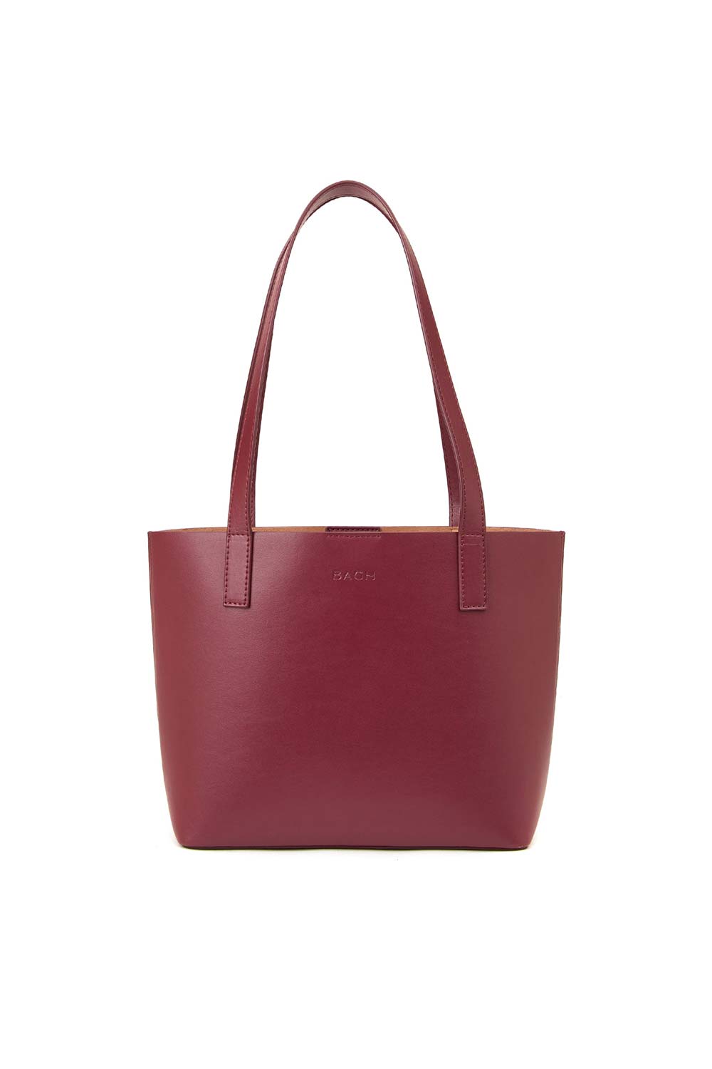 Bagh Collection-Mini Tote In Maroon-Omuz Çantası-1-Milagron.com