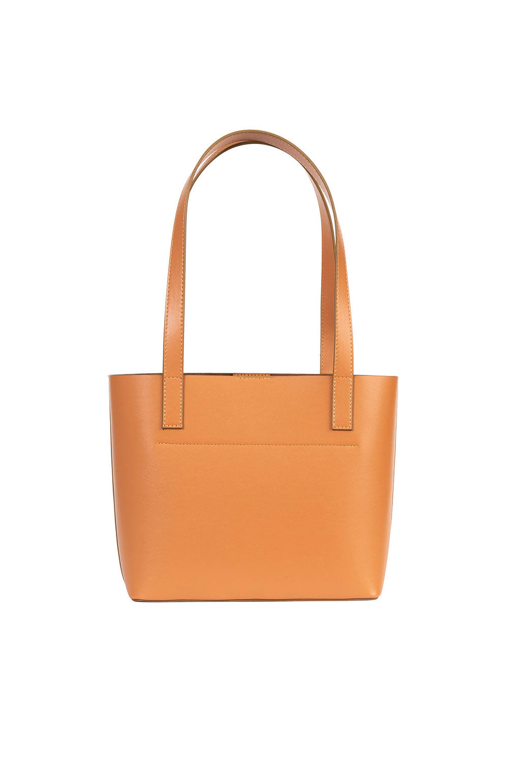 Bagh Collection-Mini Tote In Tan-Omuz Çantası-3-Milagron.com