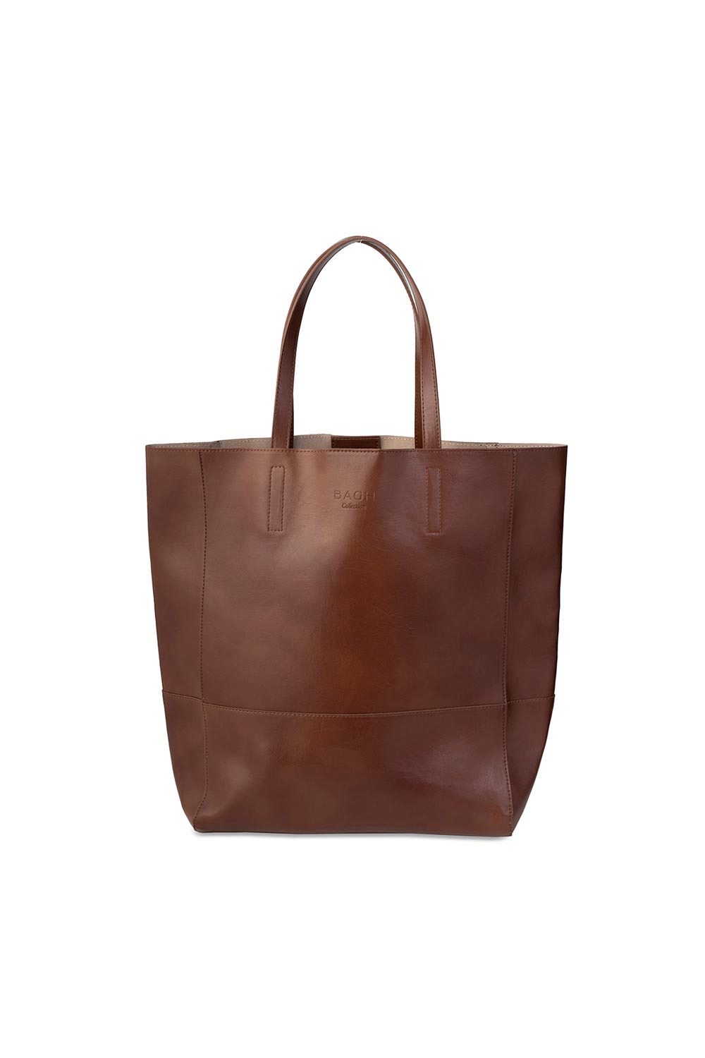 Bagh Collection-Olive Leather Handbag Brown-Omuz Çantası-2-Milagron.com