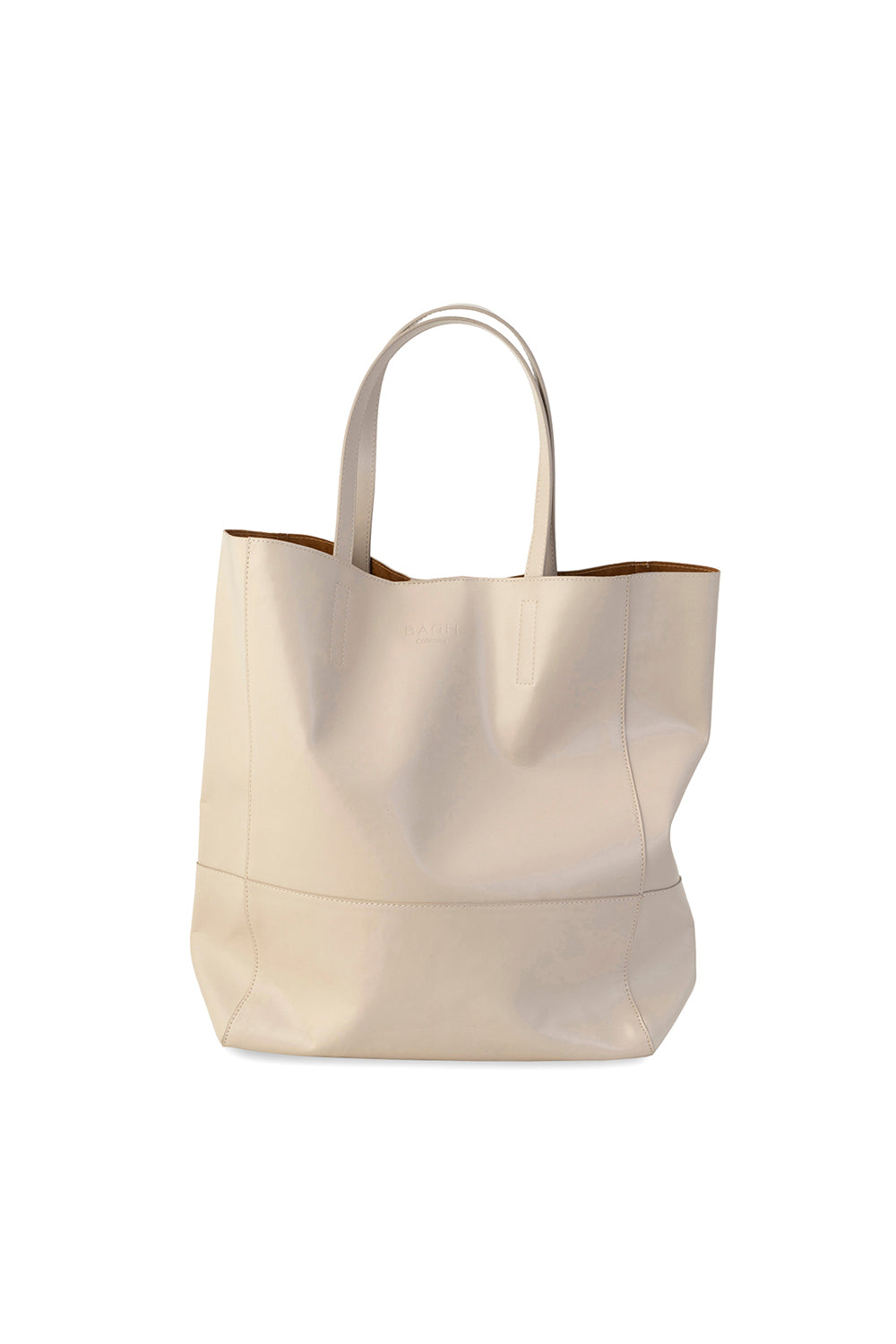 Bagh Collection-Olive Leather Handbag Cappuccino-Omuz Çantası-1-Milagron.com