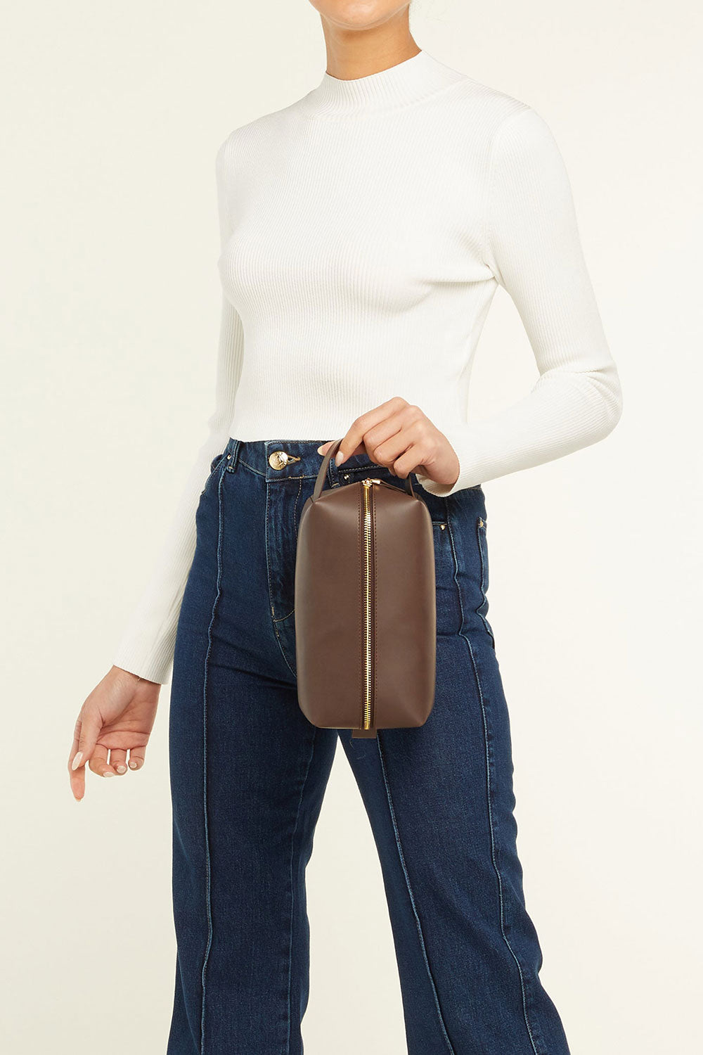 Bagh Collection-Rover Washbag Brown-El Çantası-4-Milagron.com