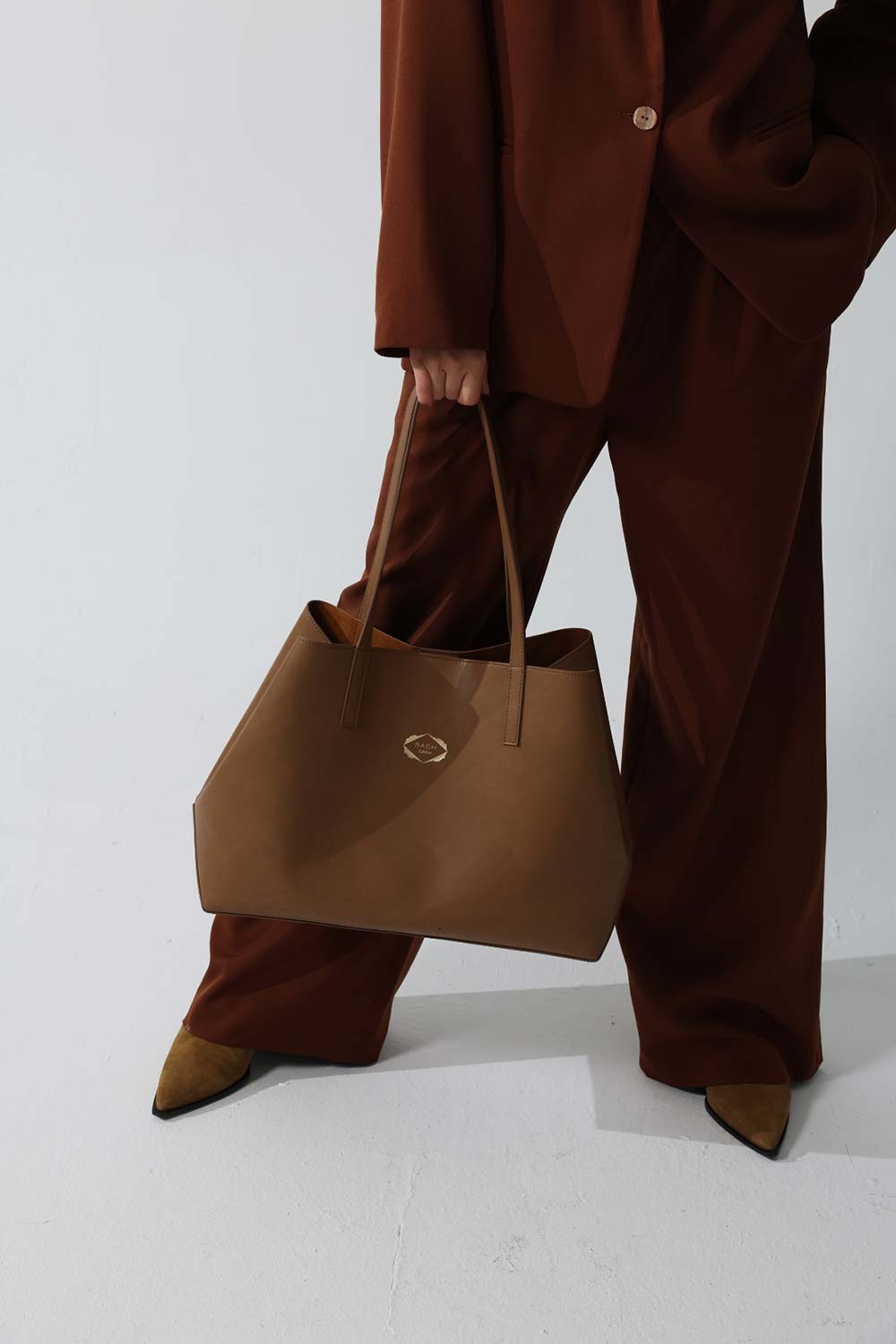 Bagh Collection-Suzi In Brown-Omuz Çantası-5-Milagron.com