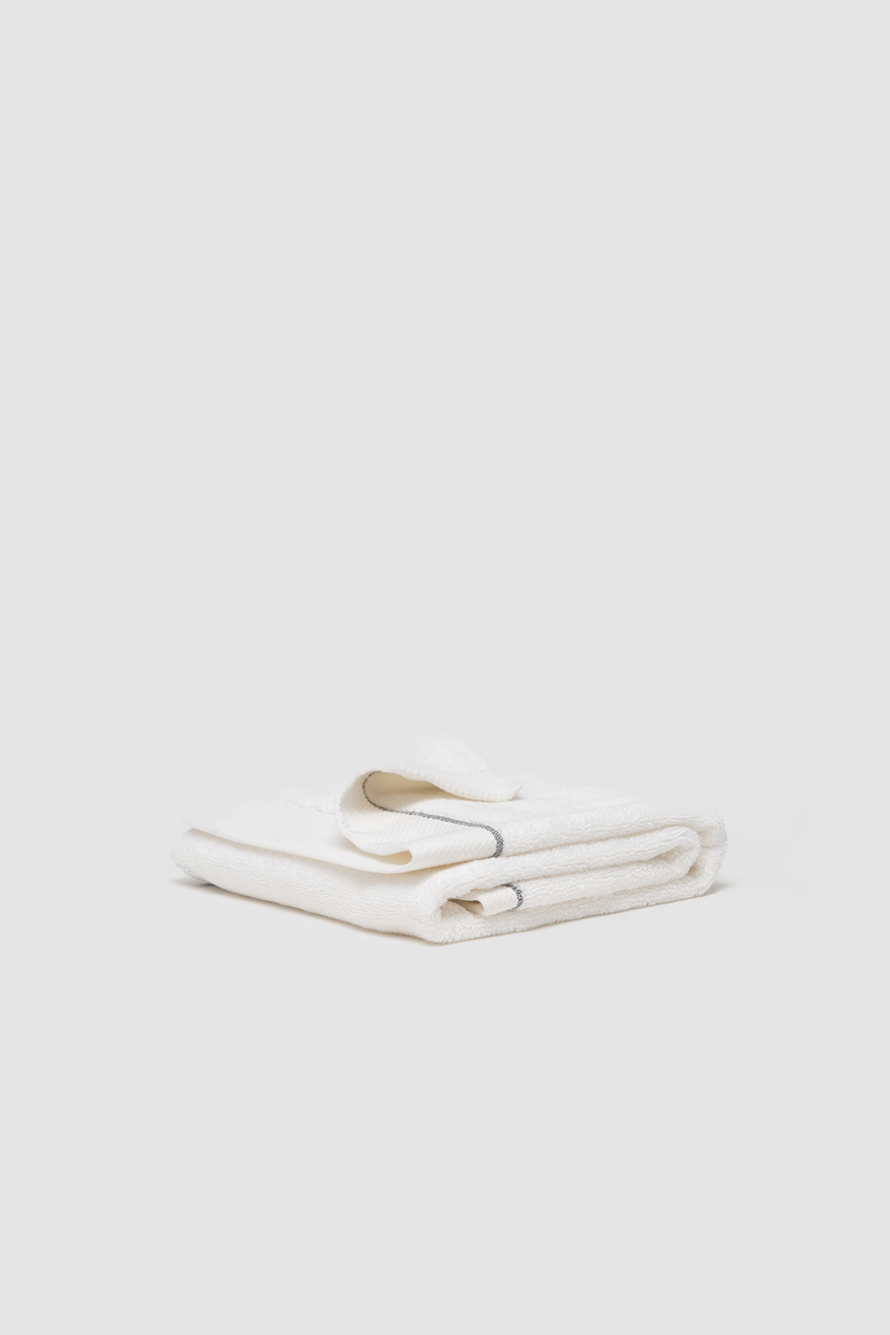 Balme-Smooth Snowflake-gri Çizgili Yüz Havlusu-Havlu & Peştamal-1-Milagron.com