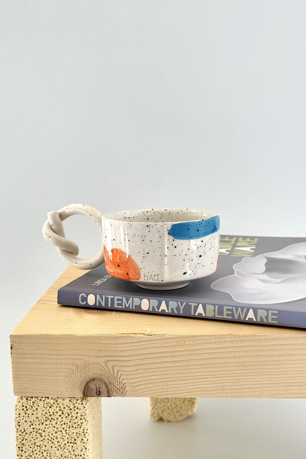 Bao Bodrum-Baomug 180ml Özel Tasarım El Yapımı Seramik Kupa-Bardak-1-Milagron.com