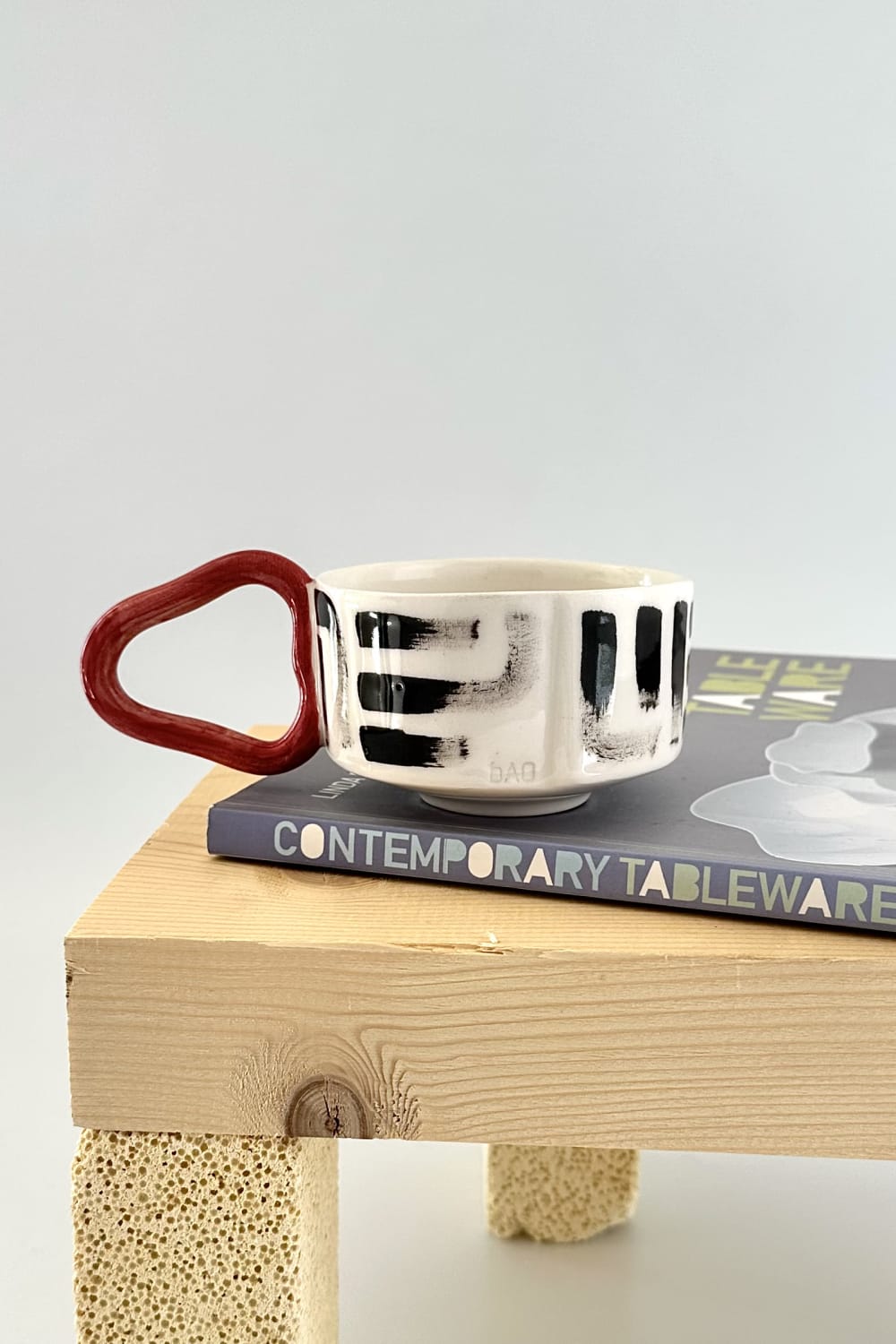 Bao Bodrum-Baomug 180ml Özel Tasarım El Yapımı Seramik Kupa-Bardak-1-Milagron.com