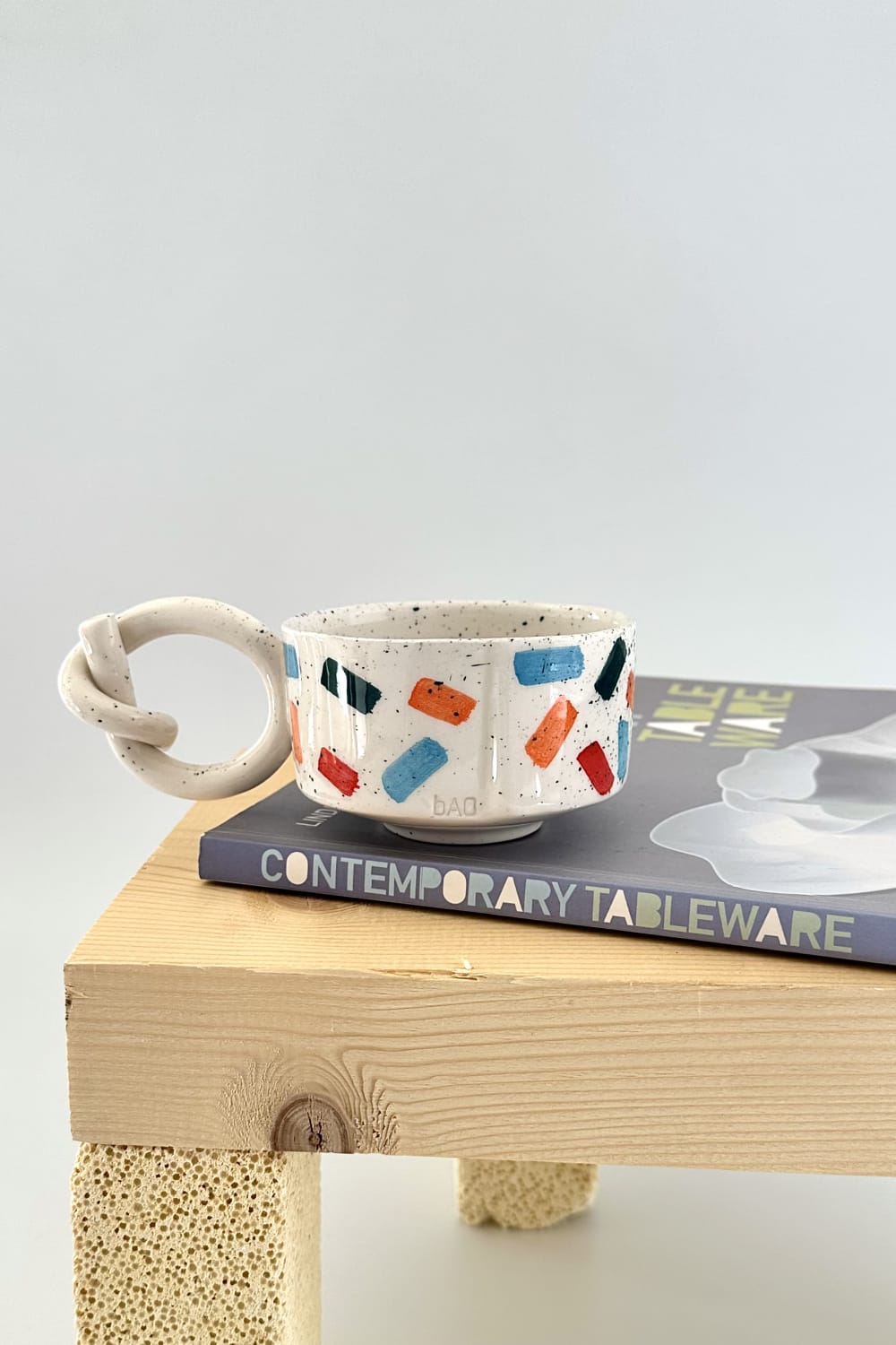 Bao Bodrum-Baomug 180ml Özel Tasarım El Yapımı Seramik Kupa-Bardak-1-Milagron.com