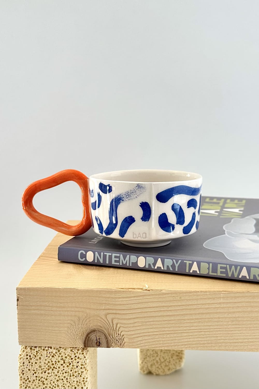 Bao Bodrum-Baomug 180ml Özel Tasarım El Yapımı Seramik Kupa-Bardak-1-Milagron.com