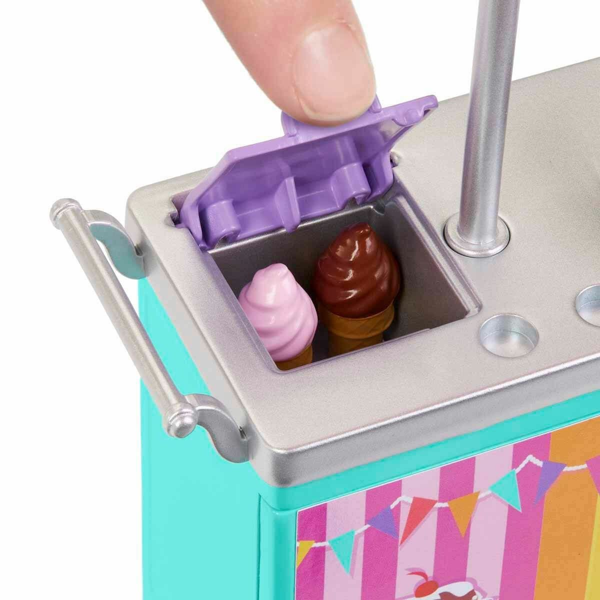 Barbie-Barbie Brooklyn Ve Malibu'nun Sahildeki Yiyecek Standı-Oyuncak Bebek ve Oyun Setleri-4-Milagron.com