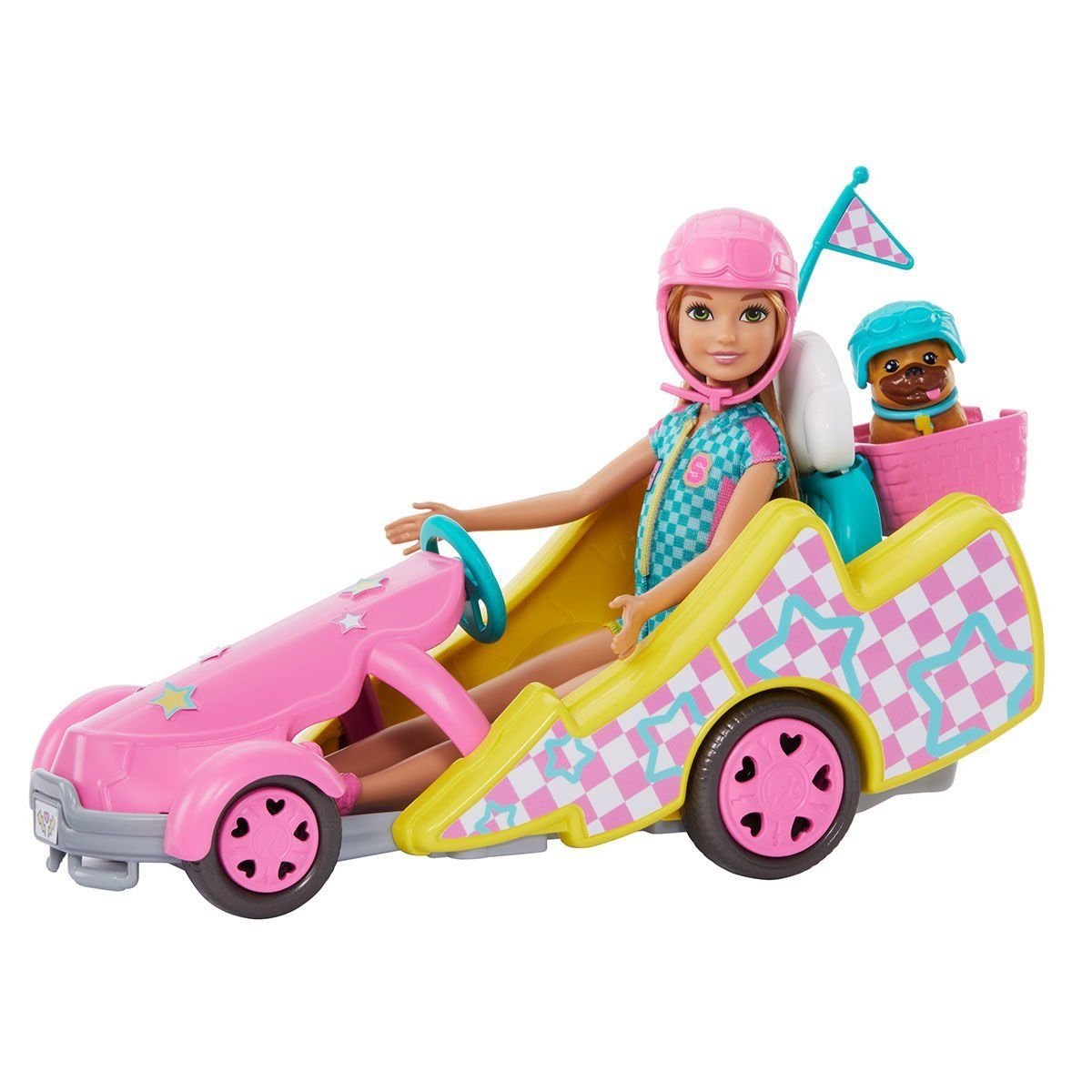 Barbie-Barbie Stacie Go Kart Yapıyor Oyun Seti Barbie And Stacie To The Rescue-Oyuncak Bebek ve Oyun Setleri-5-Milagron.com