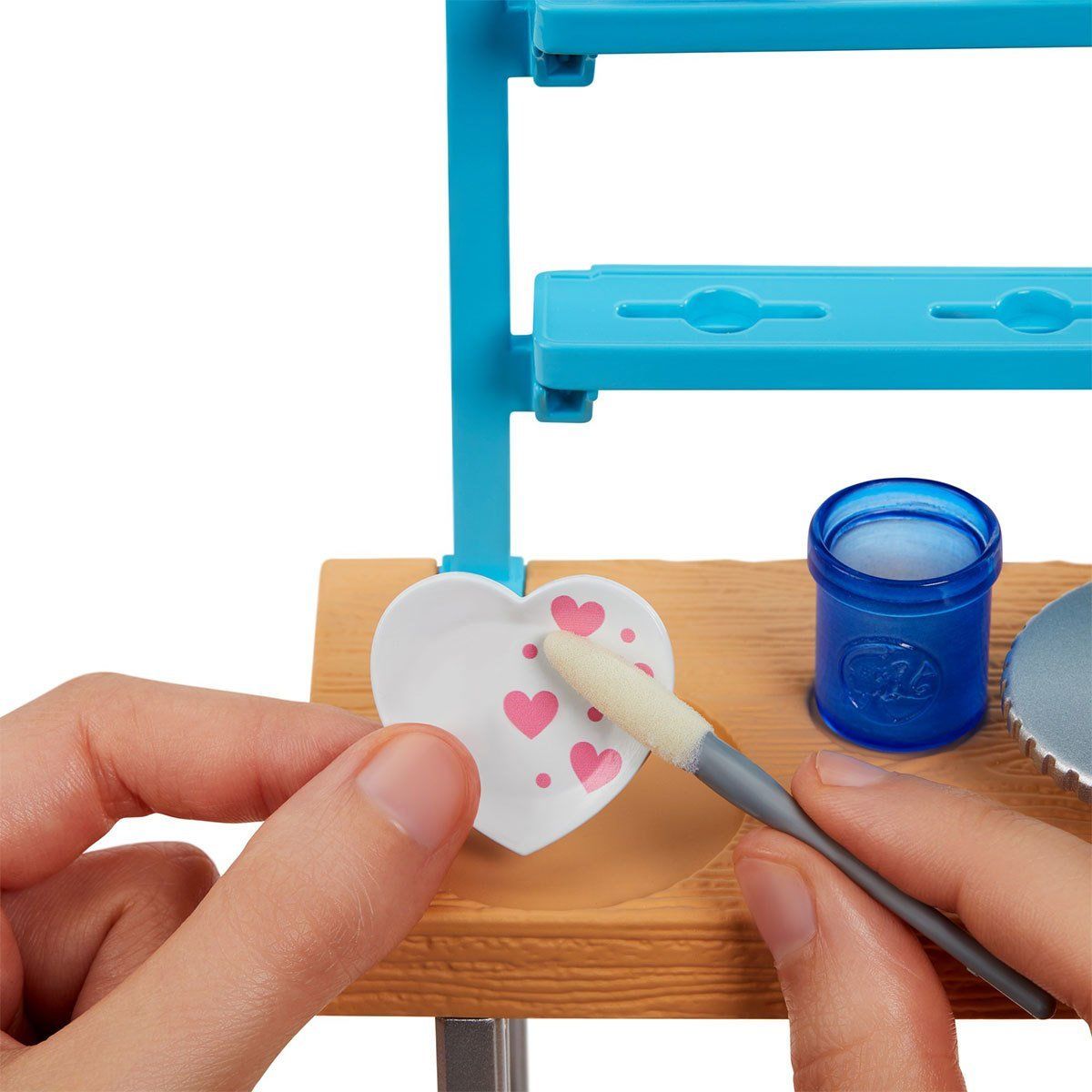 Barbie-Barbienin Sanat Atölyesi Oyun Seti-Oyuncak Bebek ve Oyun Setleri-3-Milagron.com