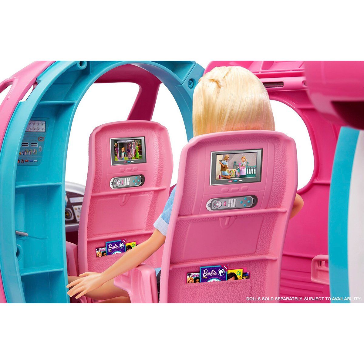 Barbie-Gdg76 Barbie'nin Pembe Uçağı-Oyuncak Bebek ve Oyun Setleri-3-Milagron.com