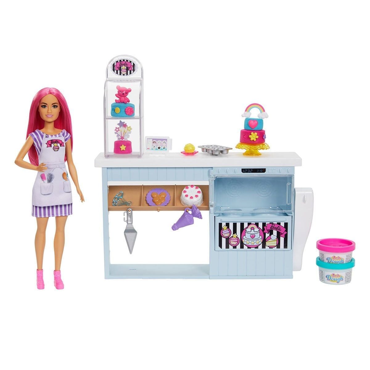 Hgb73 Barbie Pasta Dükkanı Oyun Seti