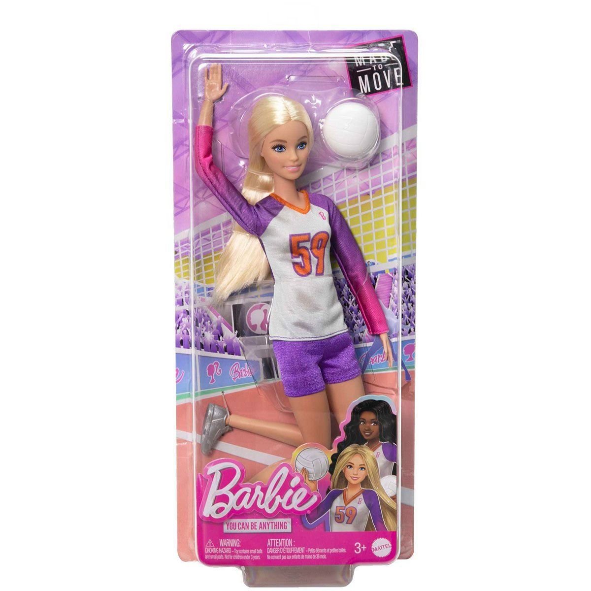 Barbie-Hkt72 Barbie Voleybol Oyuncusu-Oyuncak Bebek ve Oyun Setleri-1-Milagron.com