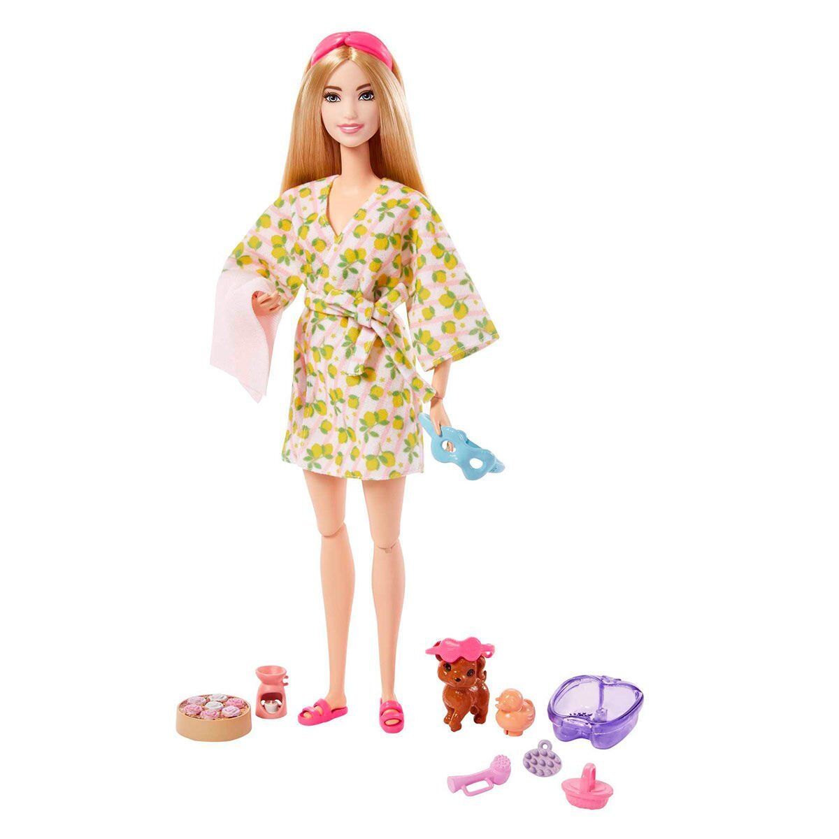Hkt90 Barbie Wellness - Spa Günü Sarışın Bebek