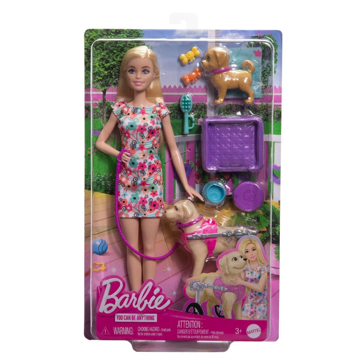 Htk37 Barbie Ve Engelli Köpeği Oyun Seti