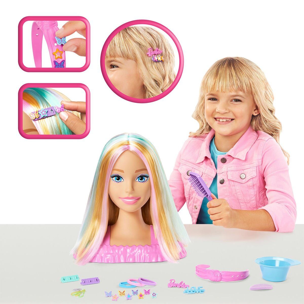 Jfg81 Barbie Saç Tasarımı Büstü