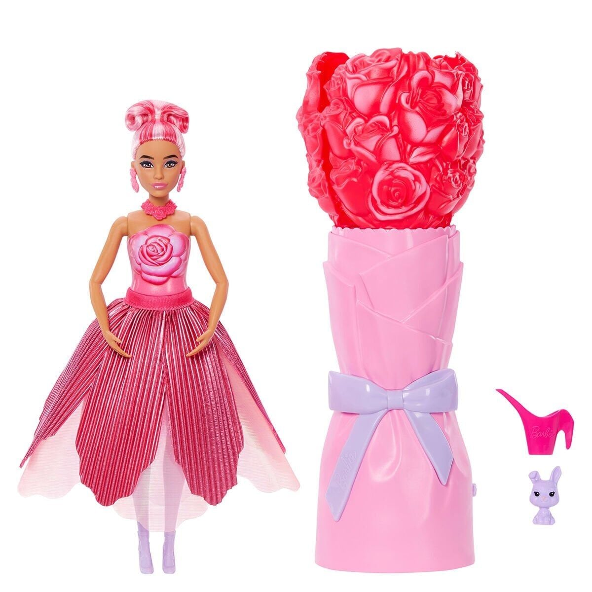 Jmf59 Barbie Petal Pop - Kırmızı Gül