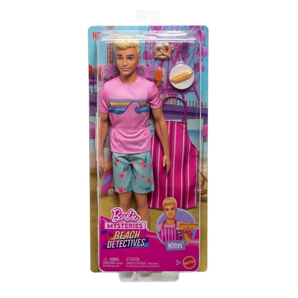 Jfv65 Ken Malibu Bebek - Malibu - Barbie Mysteries: Beach Detectives