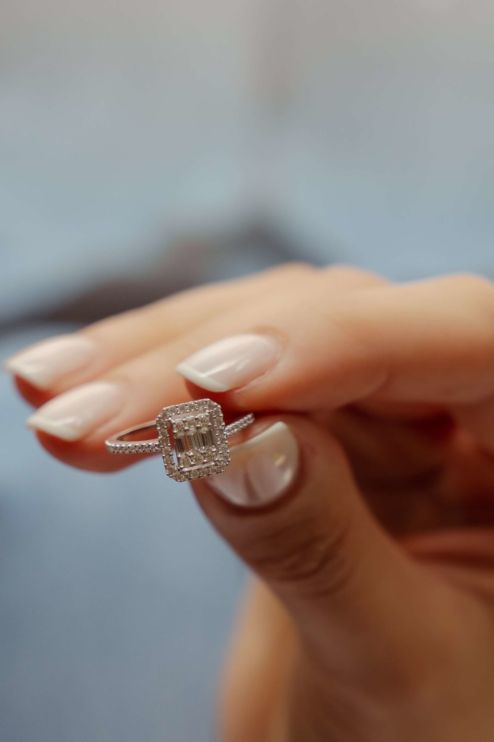 Başbuğ Mücevher-14 Ayar Altın Baget Yüzük-Yüzük-4-Milagron.com