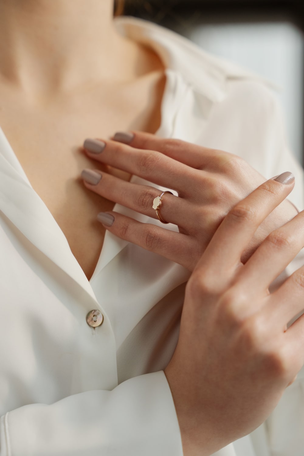 Başbuğ Mücevher-14 Ayar Altın Bulut Yüzük-Yüzük-1-Milagron.com