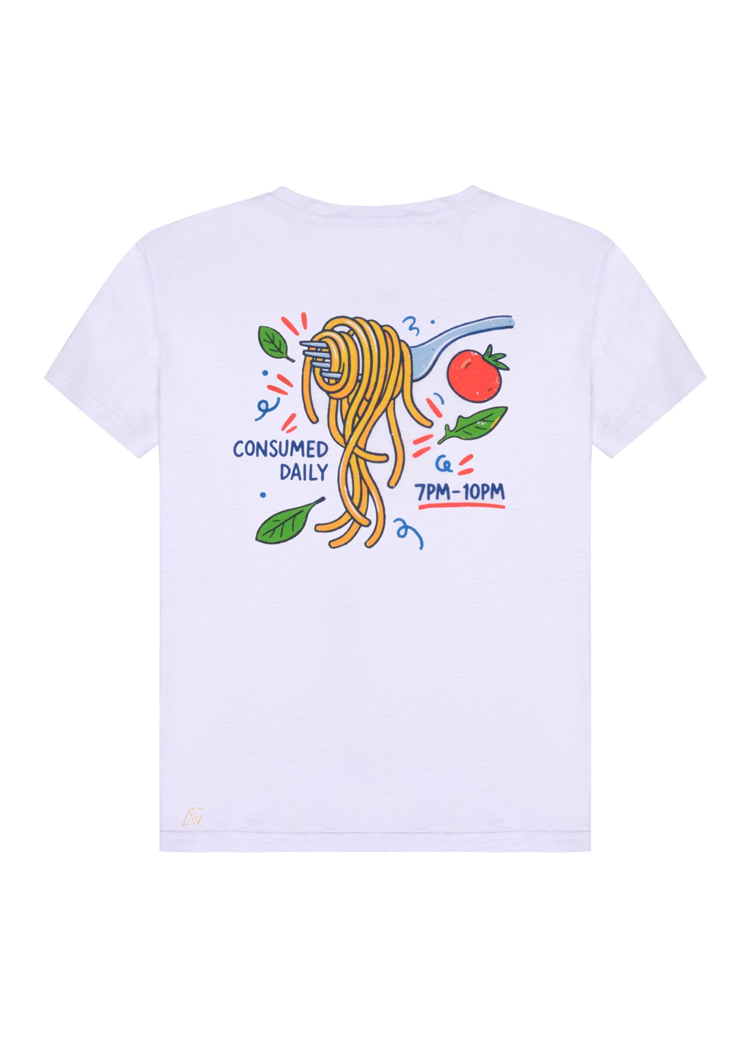Beyaz Pasta T-Shirt