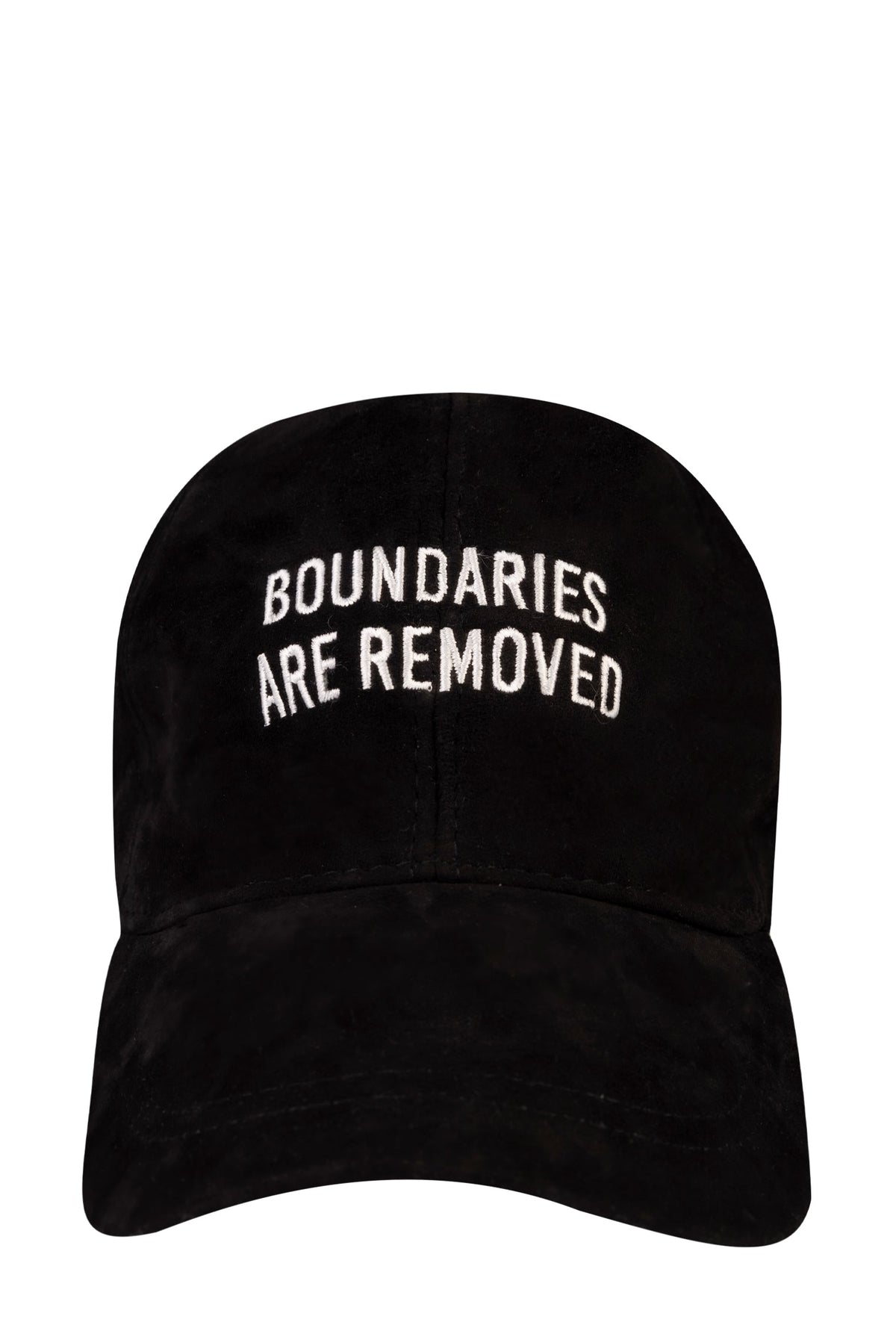 Boundaries Are Removed Süet Deri Şapka