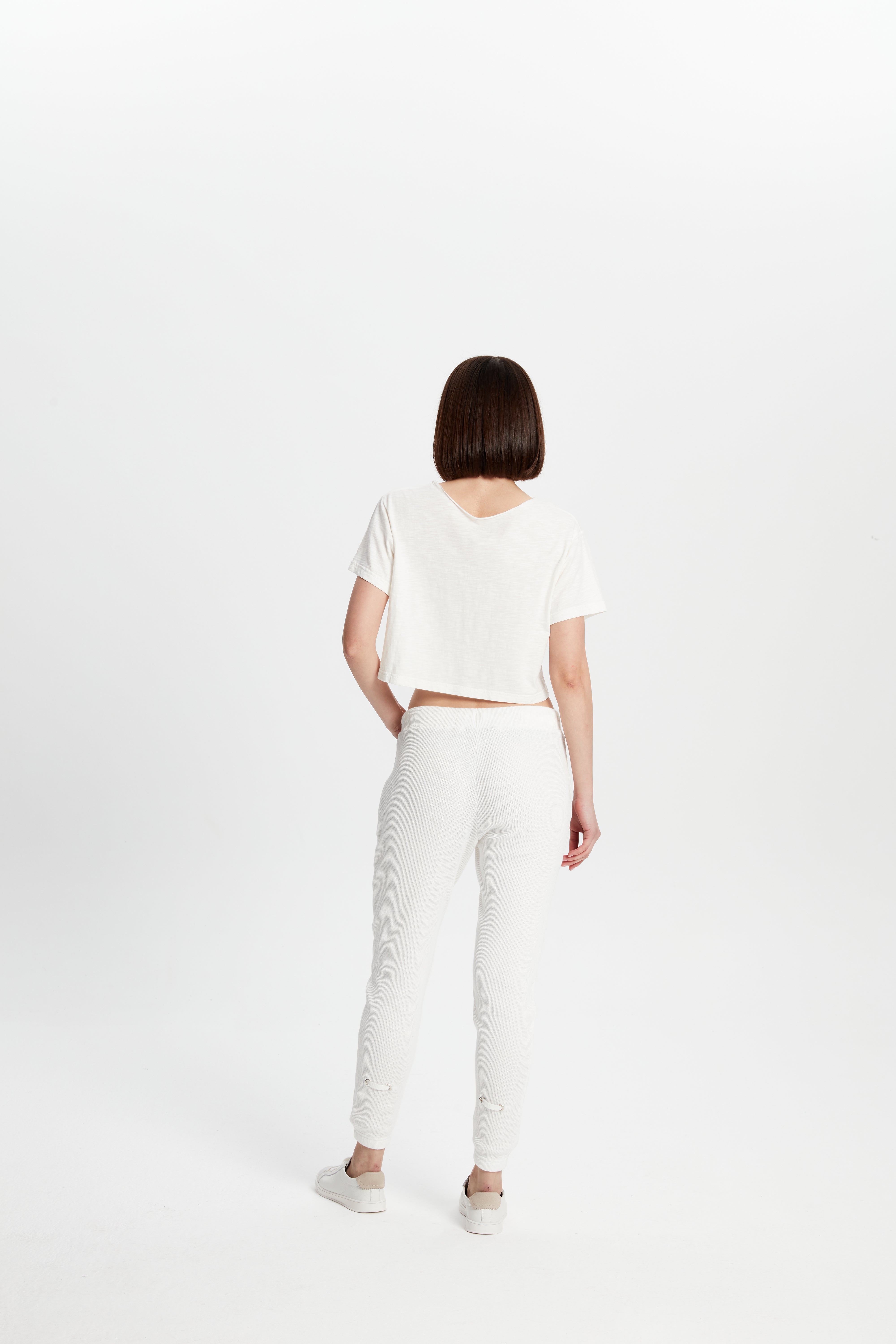 Crop T-Shirt - Beyaz
