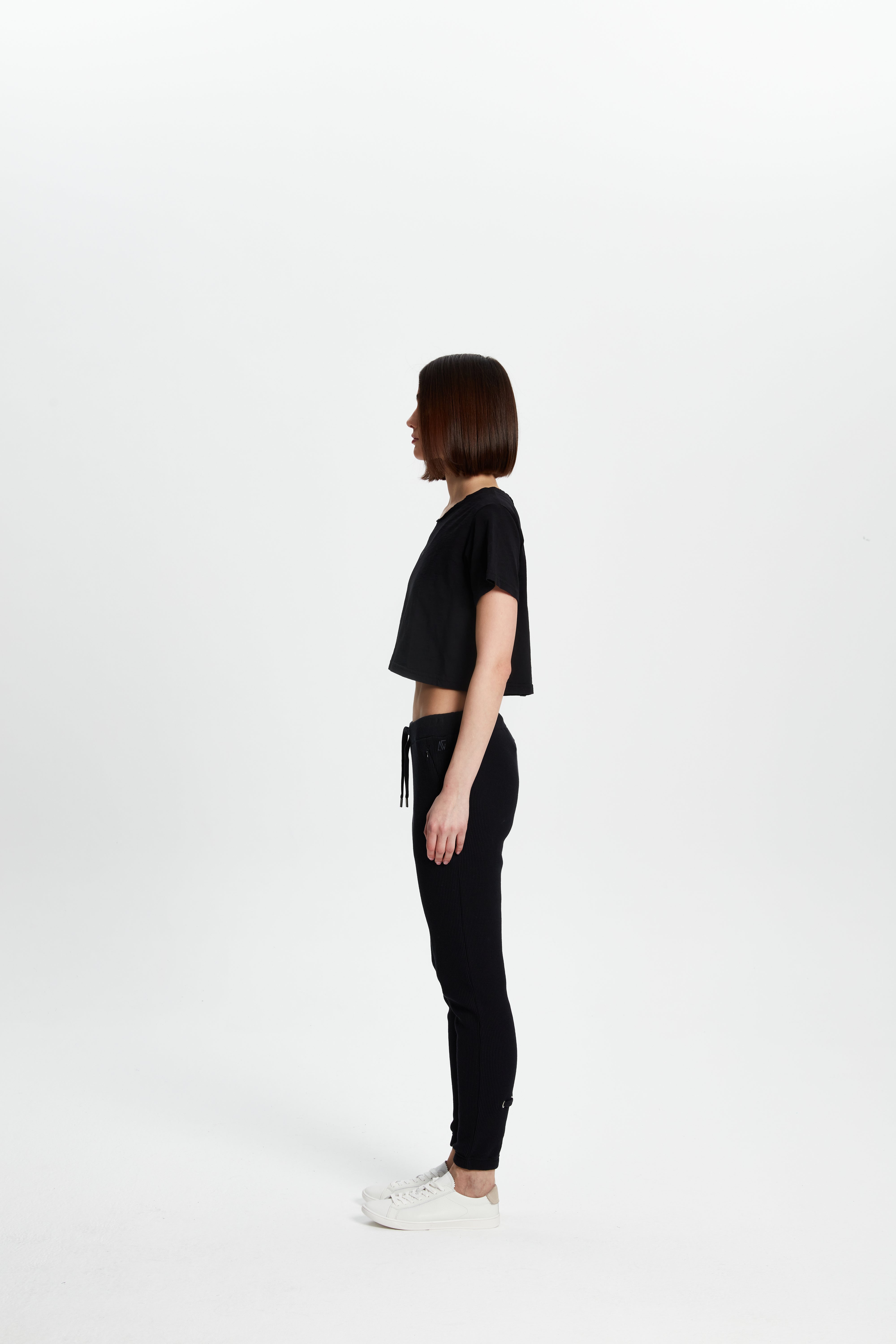 Crop T-Shirt - Siyah
