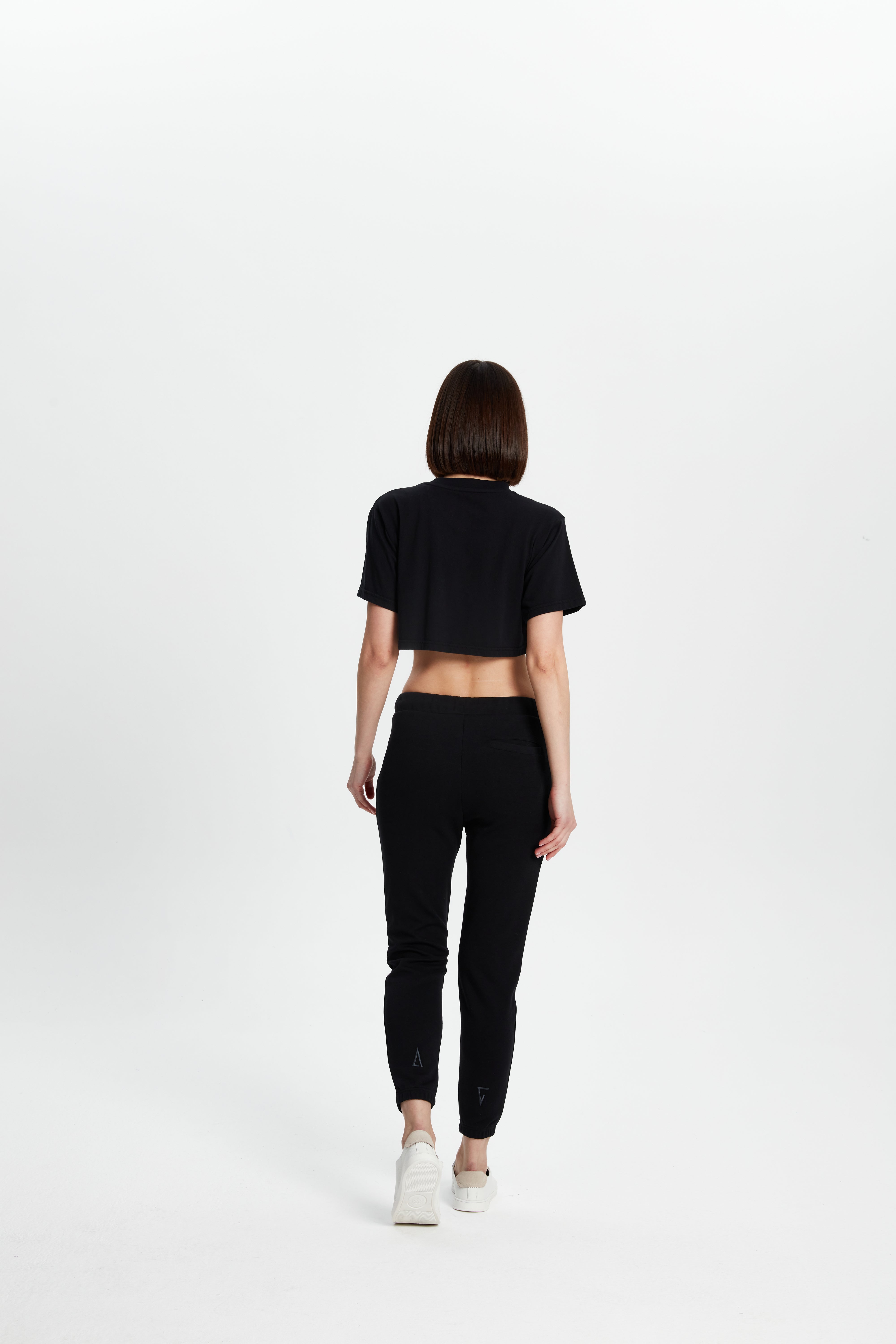 Crop T-Shirt- Siyah