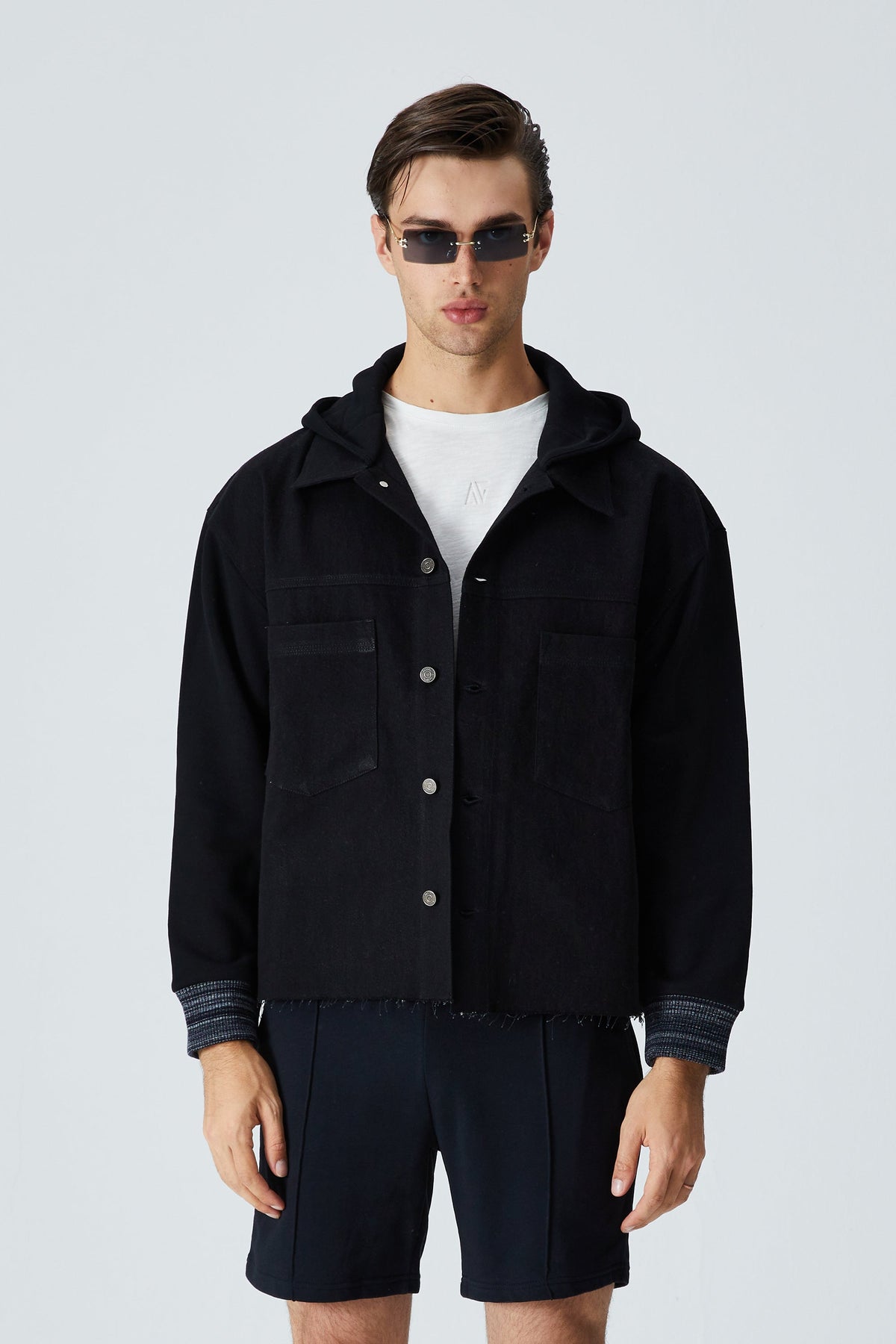 Denim Ceket - Siyah