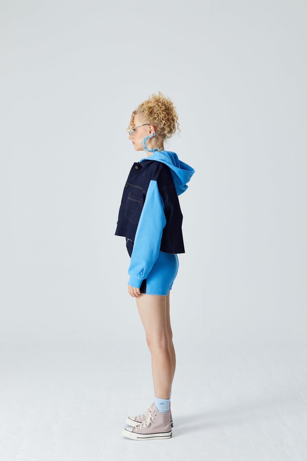 Denim Ceket - Lacivert/Mavi