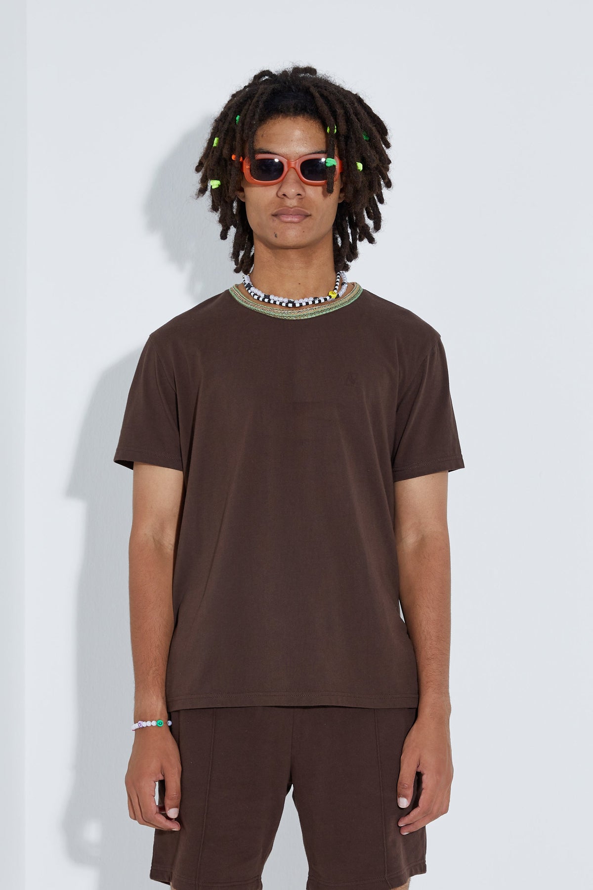 Knit T-Shirt - Kahverengi