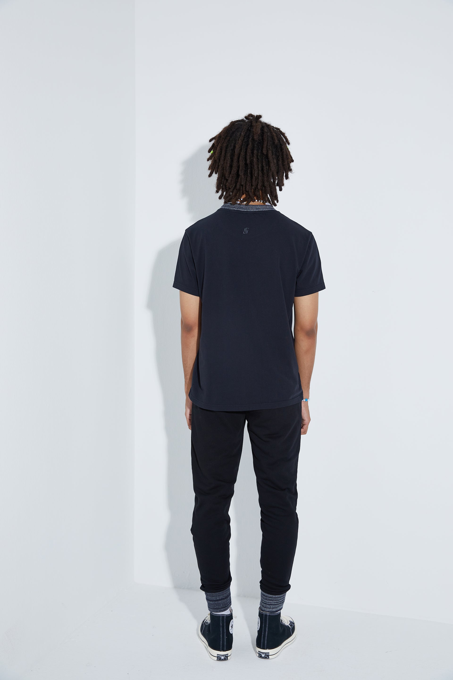 Knit T-Shirt - Siyah
