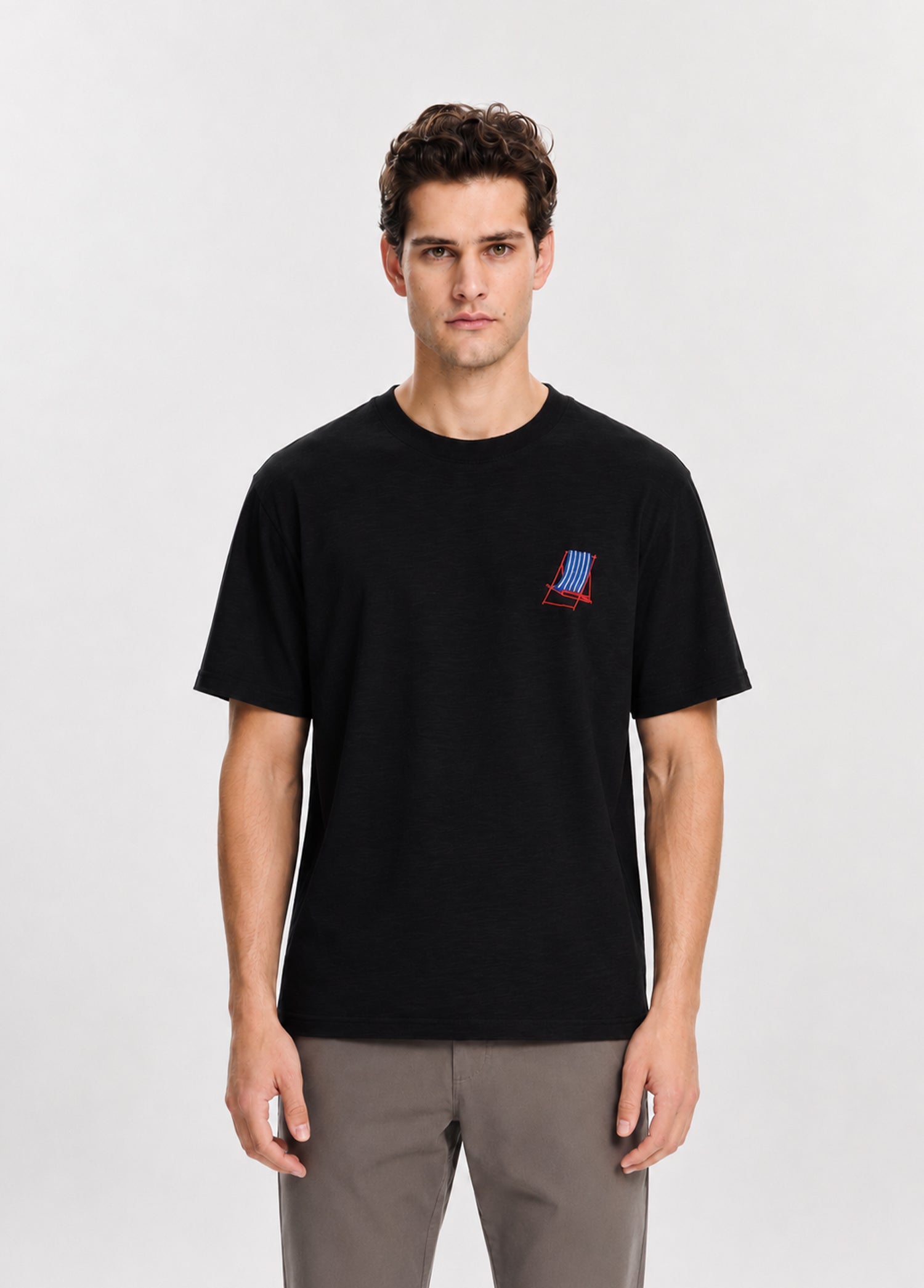 Lacivert Camping Chair T-Shirt