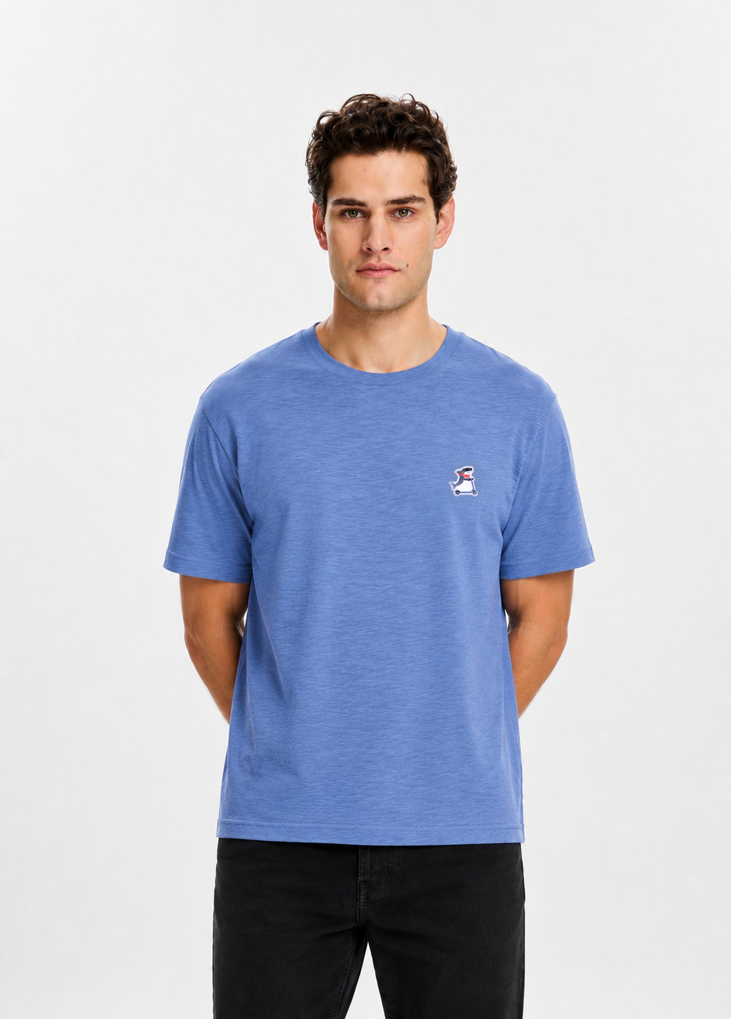 Mavi Scootering Shark T-Shirt