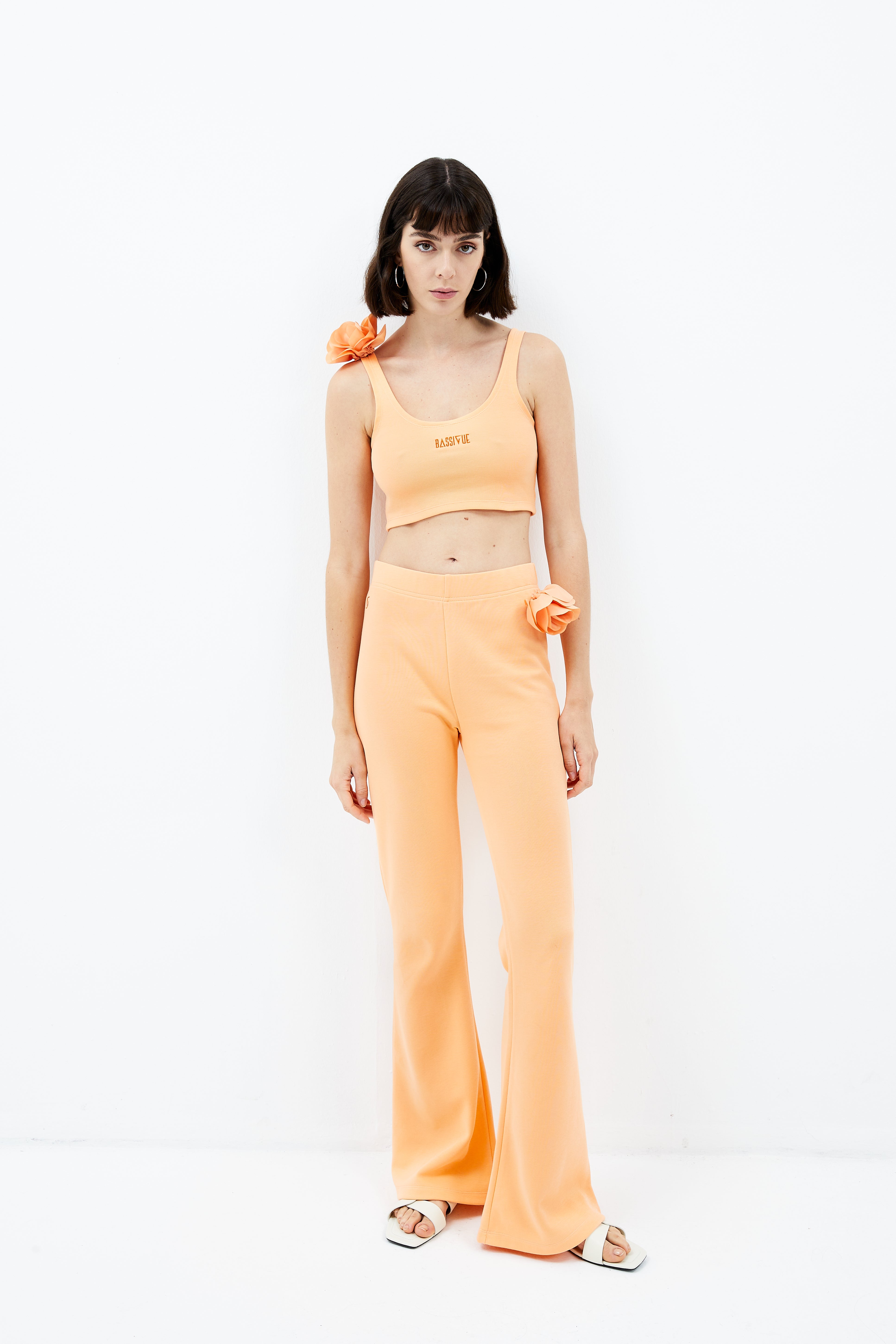 Poppy Crop Top - Turuncu