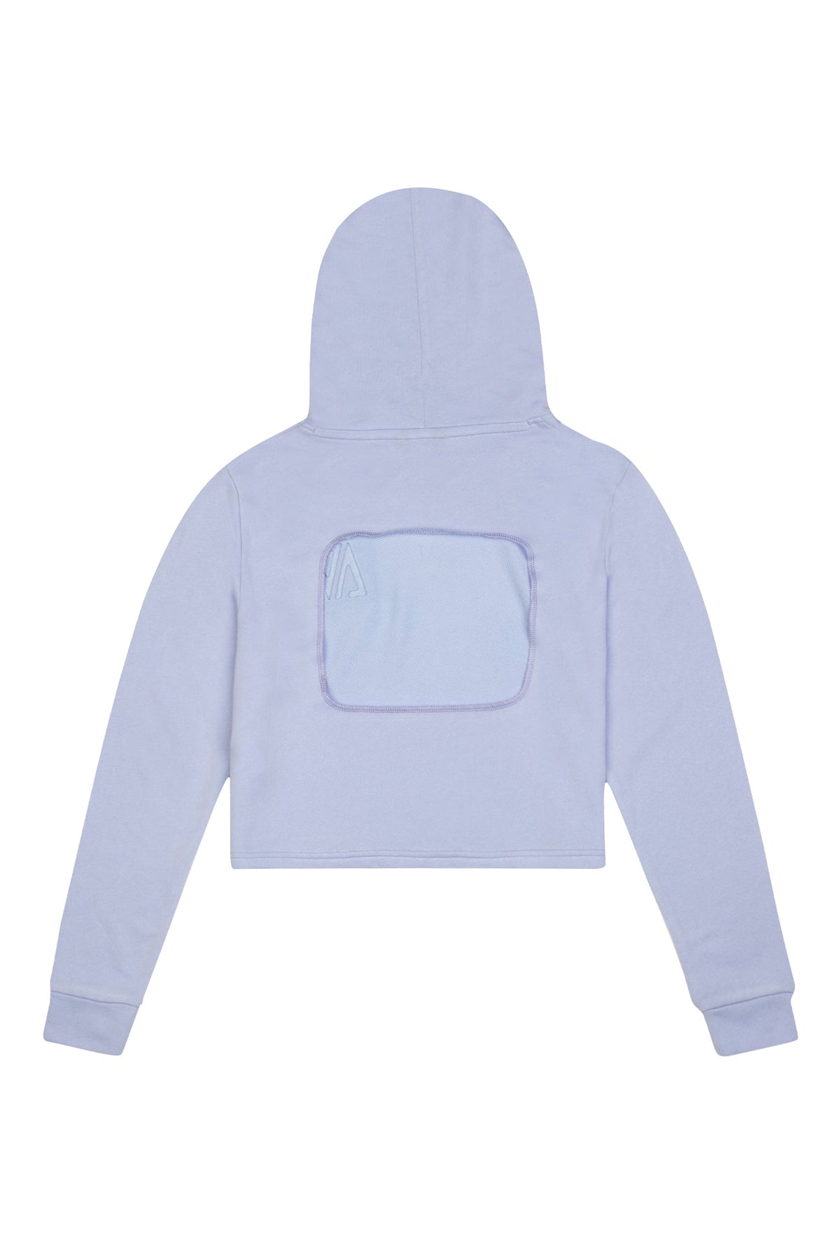 Sırtı Açık Kapüşonlu Sweatshirt - Lila