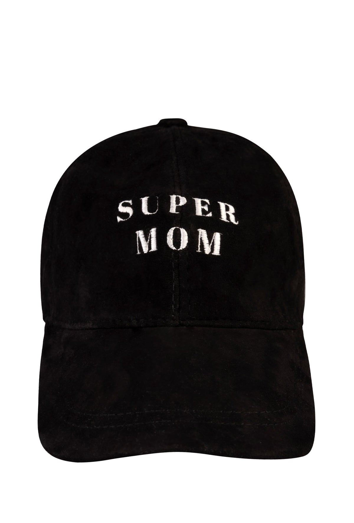 Süper Mom Süet Deri Şapka